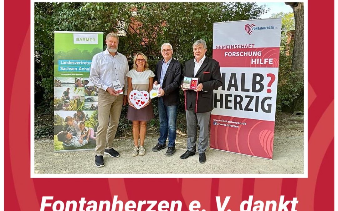 Fontanherzen e. V. dankt BARMER in Sachsen-Anhalt