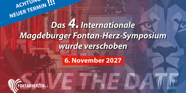4. Internationales Magdeburger Fontan-Herz-Symposium wurde verschoben