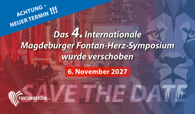 4. Internationales Magdeburger Fontan-Herz-Symposium wurde verschoben